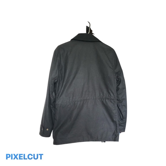 Filson Men's Cover Cloth Mile Marker Coat - Black - Picture 2 of 2